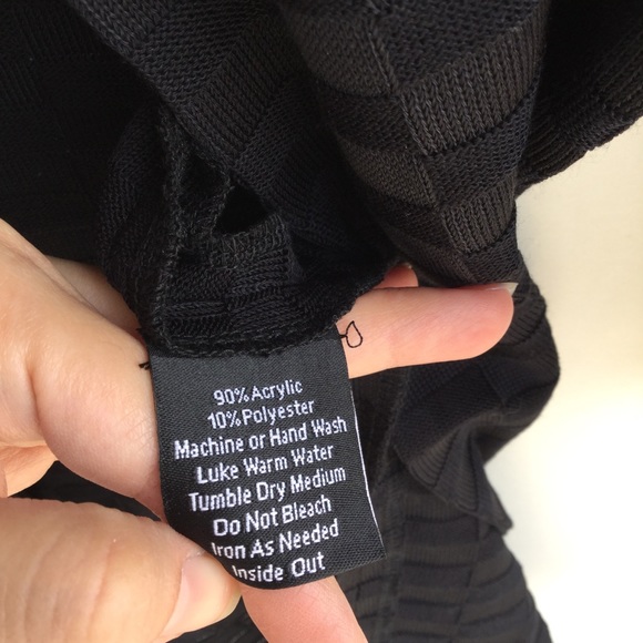 Misook Open Front Sweater Jacket Black XS - Picture 4 of 5